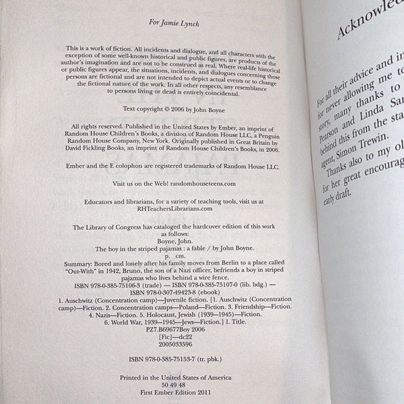 COPY - The Boy in the Striped Pajamas - Picture 4 of 6